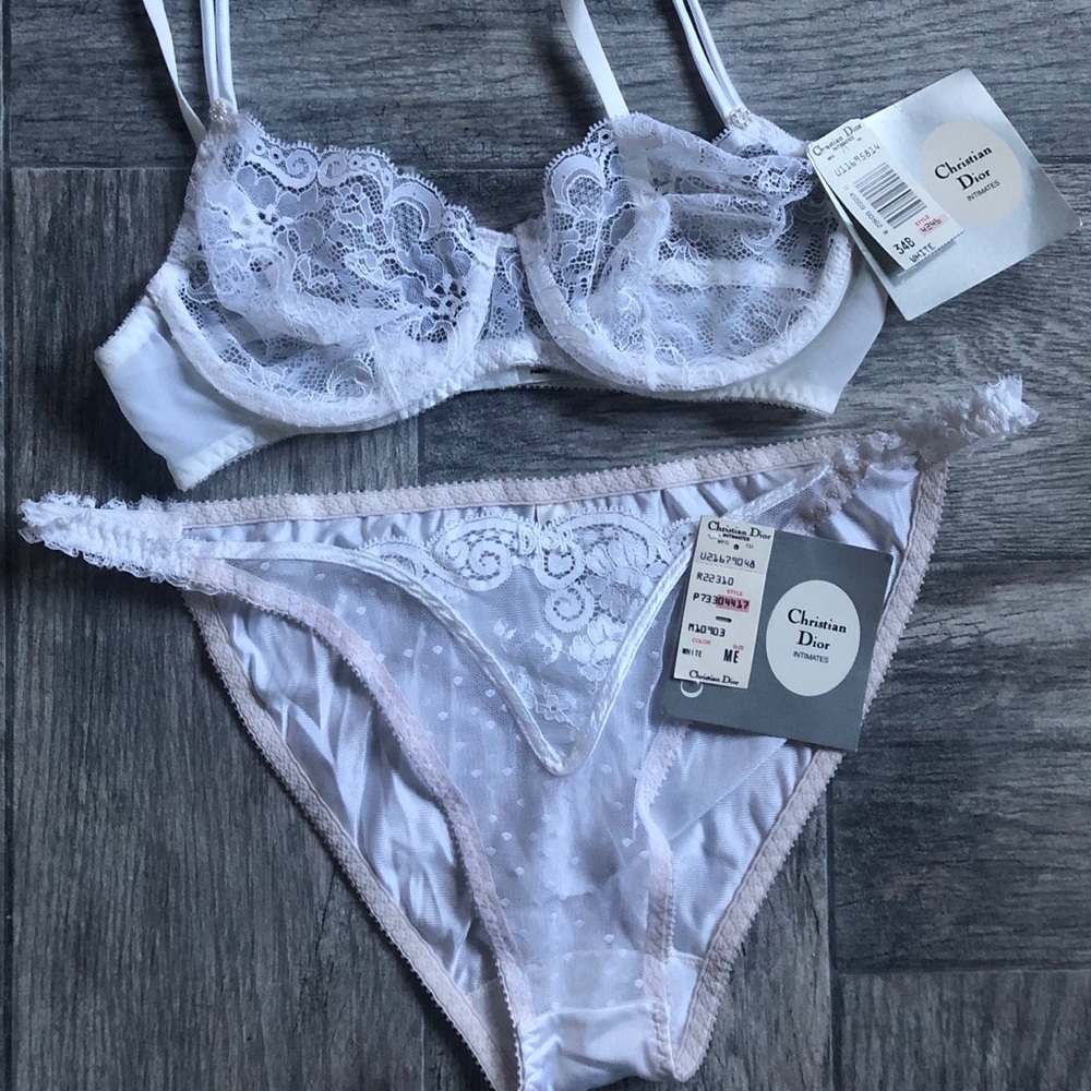 NWT Dior Bra & Panty set